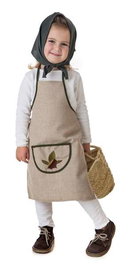 Creaciones Llopis Castañera Beige Hojas-Castaña Talla 3 (7-9 Años)