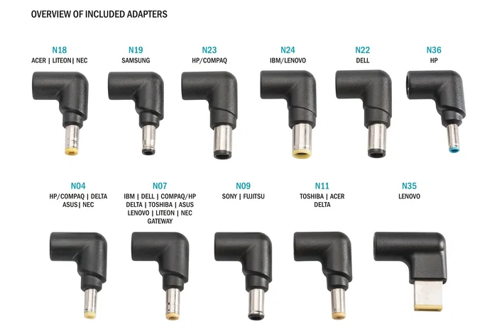 Digitus DA-10191 Adaptador de Alimentación Universal para Coche 90W con USB