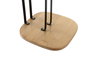 DKD Home Decor Portarrollos de Acero y Bambú Negro