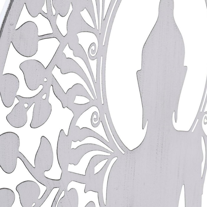 DKD Home Decor Decoración de Pared Metal Buda 60x60 cm Surtido de 2 DKD Home Decor Decoración de Pared Metal Buda 60x60 cm Surtido de 2