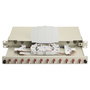 EQUIP Panel de empalme de fibra óptica 12 puertos LC-Duplex OM4 1U Gris