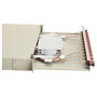 EQUIP Panel de empalme de fibra óptica 12 puertos LC-Duplex OM4 1U Gris