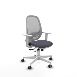 PIQUERAS Y CRESPO Silla de oficina Cilanco Gris con mecanismo Sincro/Traslack