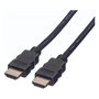 ROLINE Cable HDMI 2 m High Speed con Ethernet y Audio ARC, Negro, 3D, 4K 2160p, TPE, Ref: 11.04.5932