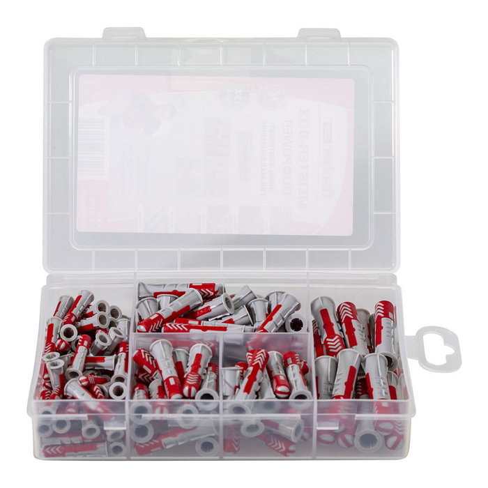 Fischer Meister-Box - Surtido de tacos DuoPower universales 132 piezas Fischer Meister-Box - Surtido de tacos DuoPower universales 132 piezas