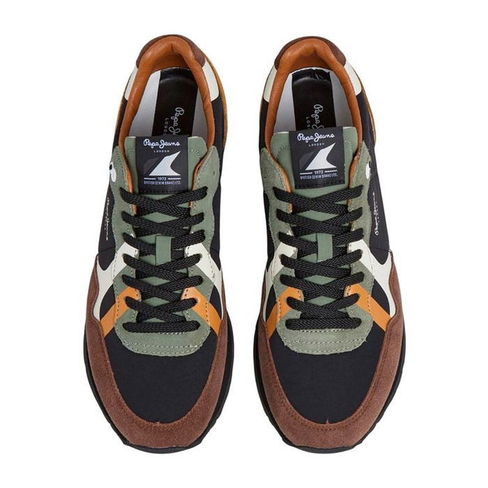 Zapatillas Casual Hombre Pepe Jeans Brit Prints Marrón L