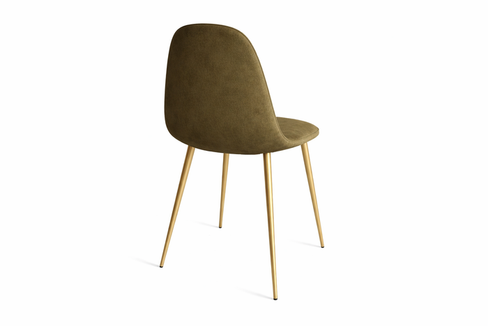 DKD Home Decor Silla de PU y Hierro Verde DKD Home Decor Silla de PU y Hierro Verde