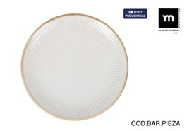 La Mediterranea Plato Llano Milkycream ø25.5cm
