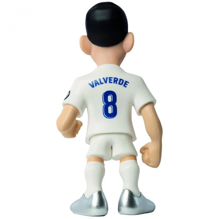 Minix Figura de Colección Federico Valverde Nº 8 Real Madrid Oficial con Caja de Exhibición, 12 cm