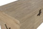 DKD Home Decor Arcon Unique / antique Natural Teca 70 x 76 x 136 cm
