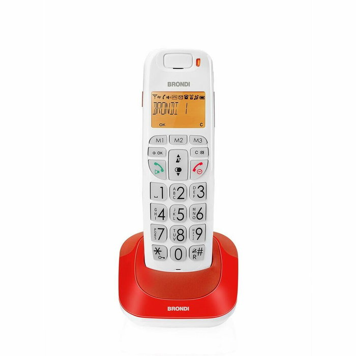 Teléfono Inalámbrico Brondi BR-10276032 Rojo