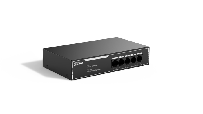 Dahua Technology SG1005LP Switch no administrado L2 PoE Gigabit Ethernet 5 Puertos Dahua Technology SG1005LP Switch no administrado L2 PoE Gigabit Ethernet 5 Puertos