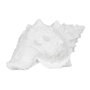 Ixia Figura Caracola Blanco Resina Decoración 21 x 14 x 12 cm