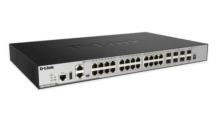 D-Link DGS-3630-28TC/SI/E Switch de red gestionado Capa 3 de 28 puertos