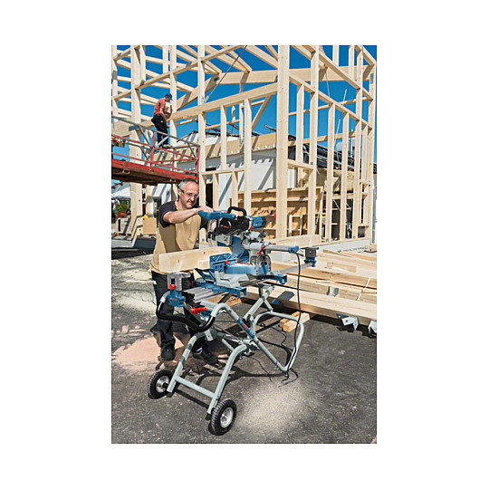 Bosch GCM 12 SDE Sierra de Inglete Deslizante para Paneles 1800W, Corte 85 x 370mm, 4000 RPM