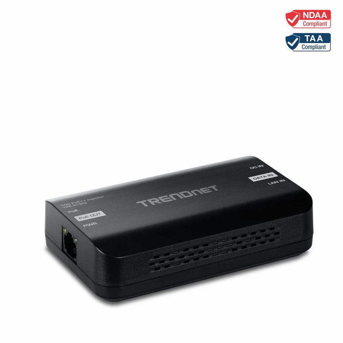 Trendnet tpe-318gi adaptador e inyector de poe 10 gigabit ethernet