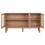 DKD Home Decor Buffet KITH Natural con Cristal