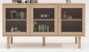 DKD Home Decor Buffet KITH Natural con Cristal