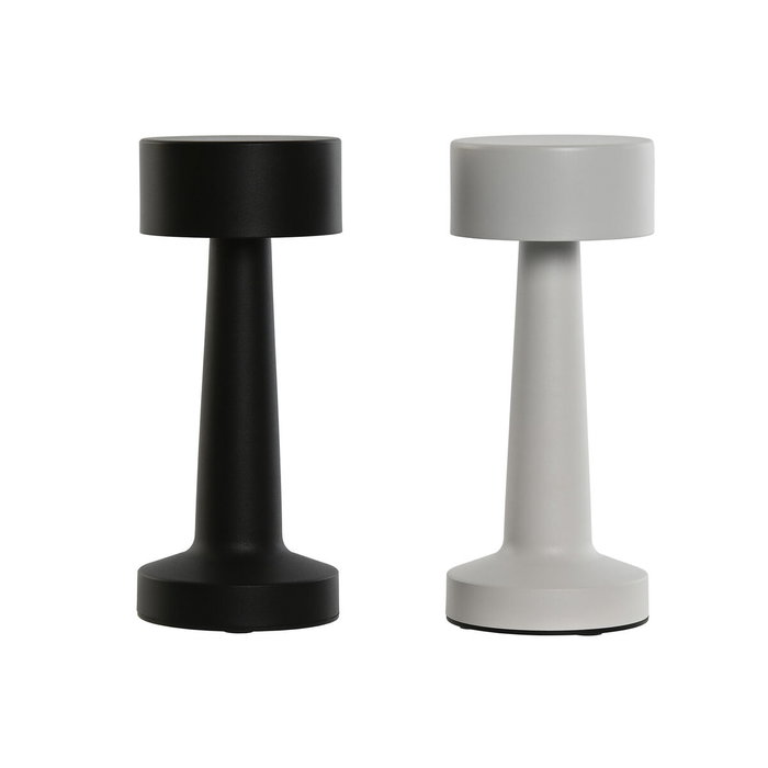 DKD Home Decor Lámpara de Sobremesa LED Táctil de Metal, Surtido de 2 Unidades (Blanco y Negro) extra_attributes.detalle_1: TACTIL, extra_attributes.detalle_4: RECARGABLE, extra_attributes.detalle_3: 3 NIVELES BRILLO