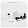 Enabot EBO Air 2 Robot mascota 2K cámara visión nocturna WiFi App Rosa
