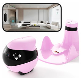 Enabot EBO Air 2 Robot mascota 2K cámara visión nocturna WiFi App Rosa