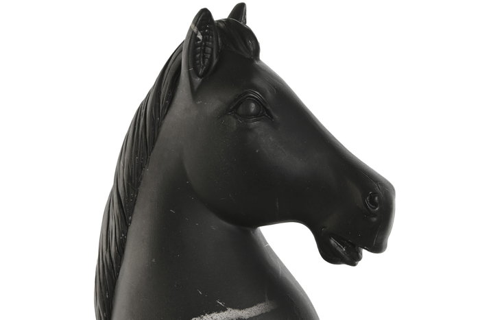 DKD Home Decor Figura de Caballo en Resina Negra 13x13x33 cm DKD Home Decor Figura de Caballo en Resina Negra 13x13x33 cm