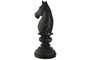 DKD Home Decor Figura de Caballo en Resina Negra 13x13x33 cm