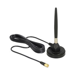 DeLOCK Antena GSM 12421 SMA con cable RG-174 de 3 m
