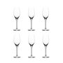Summa ELBA Copa Champagne, Cristal, Capacidad 27 cl / 26.5 cl, Altura 223 mm, Diámetro 70 mm, Borde Fino (Set de 6)