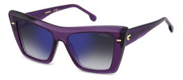 Carrera CARRERA-3046-S-B3V Gafas de sol para mujer con cristal gris y detalles morados