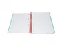 Antartik Cuaderno Espiral A4 Micro - Tapa Foam, 120 Hojas Cuadrícula 5mm 90gr, 5 Bandas, 4 Taladros - Color Rojo