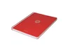 Antartik Cuaderno Espiral A4 Micro - Tapa Foam, 120 Hojas Cuadrícula 5mm 90gr, 5 Bandas, 4 Taladros - Color Rojo