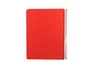 Antartik Cuaderno Espiral A4 Micro - Tapa Foam, 120 Hojas Cuadrícula 5mm 90gr, 5 Bandas, 4 Taladros - Color Rojo