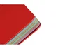 Antartik Cuaderno Espiral A4 Micro - Tapa Foam, 120 Hojas Cuadrícula 5mm 90gr, 5 Bandas, 4 Taladros - Color Rojo