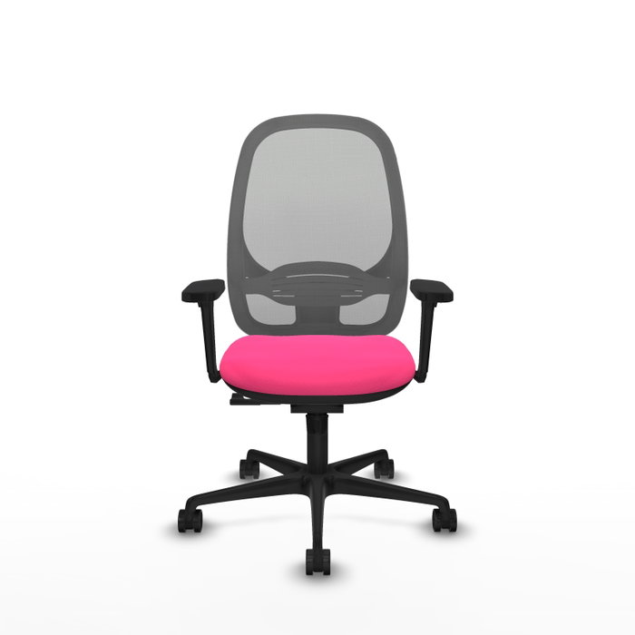 PIQUERAS Y CRESPO Silla de oficina Cilanco con mecanismo Sincro, Rosa y Gris PIQUERAS Y CRESPO Silla de oficina Cilanco con mecanismo Sincro, Rosa y Gris