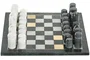 DKD Home Decor Juego de Mesa Ajedrez de Mármol y Latón