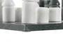 DKD Home Decor Juego de Mesa Ajedrez de Mármol y Latón