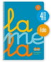 Lamela Set de 5 Cuadernos Espiral Folio 80H 90gr Cuadrovía Azul Fluorescente