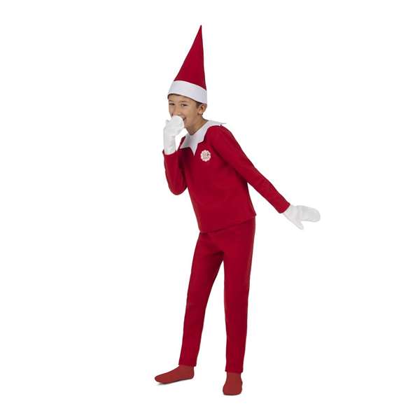 My Other Me Disfraz Scout Elf Talla 10-12 Años Gorro Camiseta Manoplas Pantalón