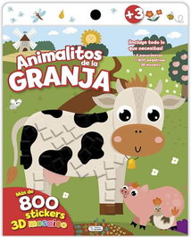 SALDAÑA Mosaico Sticker nº 2 - Animalitos de la granja (Mosaico 3D)