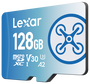 Lexar FLY microSDXC UHS-I 128 GB Clase 10 Azul