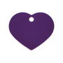 Placa identificativa para collar Imarc Heart Lila
