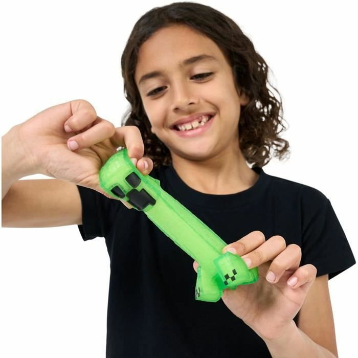 Moose Toys Minecraft Heroes of Goo Jit Zu Meteor Madness Figura elástica Creeper 12 cm