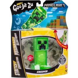 Heroes Of Goo Jit Zu Figura Elástica Creeper de Minecraft 11 cm Textura Elástica GOO JIT ZU