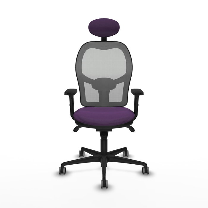 PIQUERAS Y CRESPO Silla de oficina Jorquera Morada y Gris PIQUERAS Y CRESPO Silla de oficina Jorquera Morada y Gris