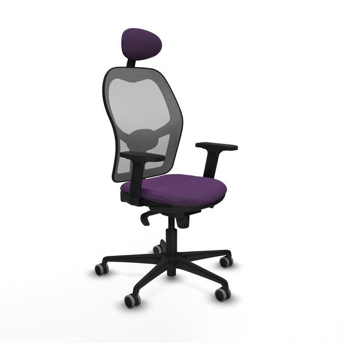 PIQUERAS Y CRESPO Silla de oficina Jorquera Morada y Gris PIQUERAS Y CRESPO Silla de oficina Jorquera Morada y Gris