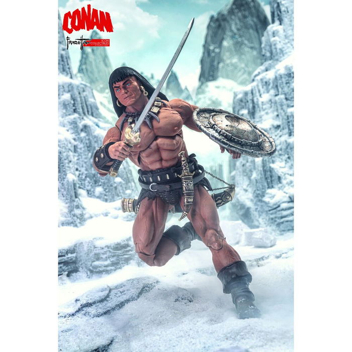 Frazetta Icon Figura Conan the Barbarian 17cm