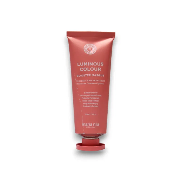 Maria Nila Luminous Colour Mascarilla crema de tratamiento capilar con extracto de granada 50 ml Maria Nila Luminous Colour Mascarilla crema de tratamiento capilar con extracto de granada 50 ml