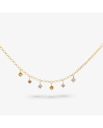 Radiant Collar Gold Piedras color libre FANTASY Dorado