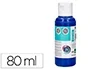 Liderpapel Pintura Acrílica Bote 80 ml Azul Ultramar Multisuperficie Base Agua Colores Vivos Ideal Decoración